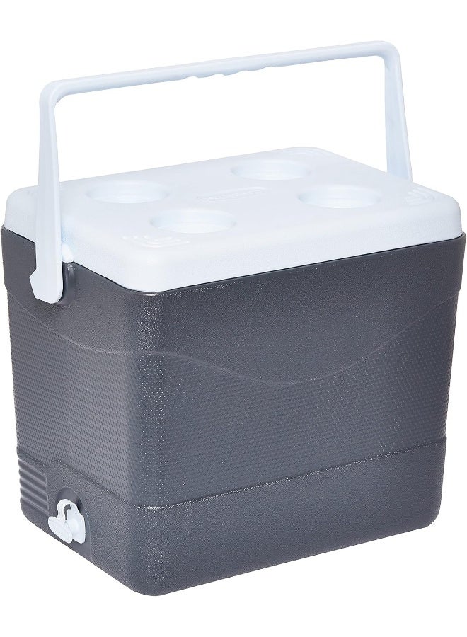 Cosmoplast Keep Cold Plastic Picnic Cooler Icebox 24 Liters Cool Grey 24.0Liters  - Image 2