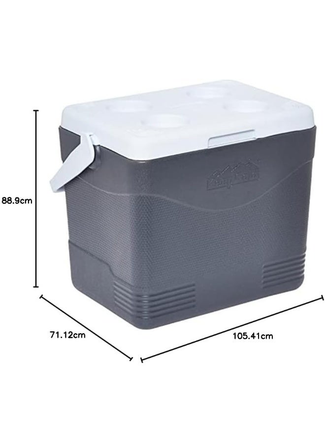 Cosmoplast Keep Cold Plastic Picnic Cooler Icebox 24 Liters Cool Grey 24.0Liters  - Image 5