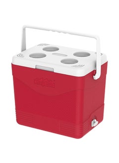 Cosmoplast Keep Cold Plastic Picnic Icebox 24 Liter - Red Red 24.0Liters  - Image 2