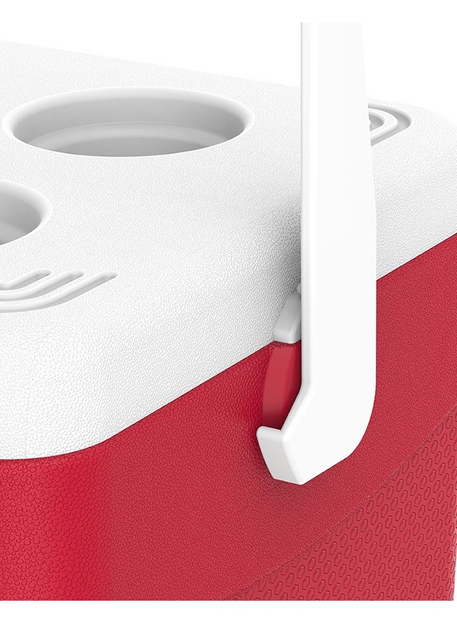 Keep Cold Plastic Picnic Icebox 24 Liter - Red Red 24.0Liters