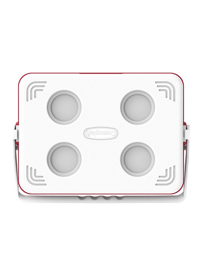 Keep Cold Plastic Picnic Icebox 24 Liter - Red Red 24.0Liters