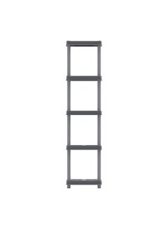 5 Tier Shelving Storage Rack  (Grey) Black - pnsku/N43316852A/45/_/1727247487/90b67e9d-5fd7-449e-8412-c8dd8ee541cf