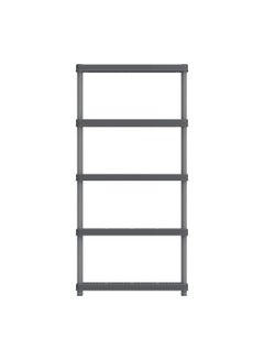 5 Tier Shelving Storage Rack  (Grey) Black - pnsku/N43316852A/45/_/1727247488/ad0675f4-cf55-427b-aa1c-2fc75a992db0