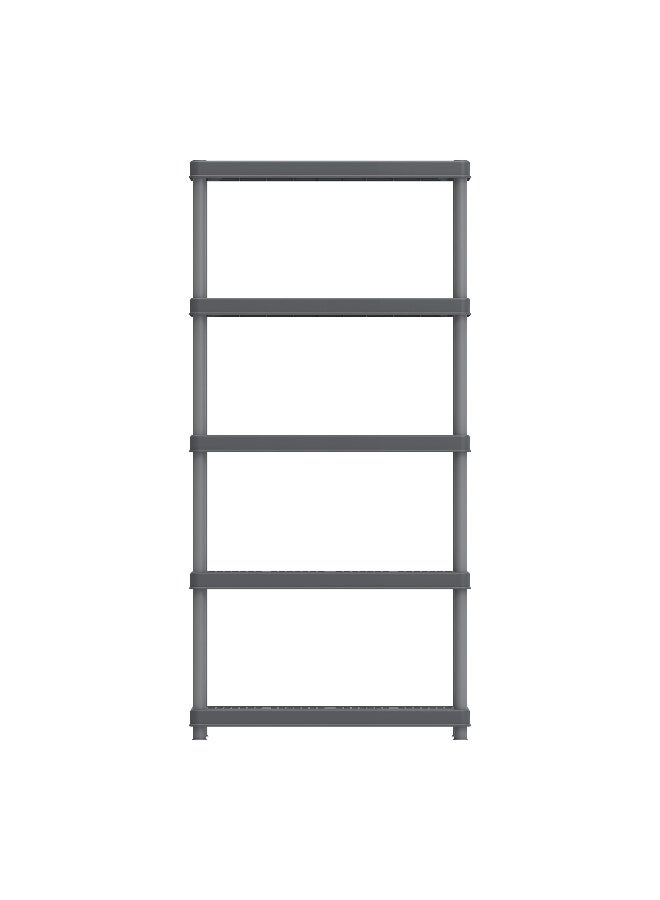 كوزموبلاست رف تخزين للأرفف من 5 طبقات أسود - Image 3