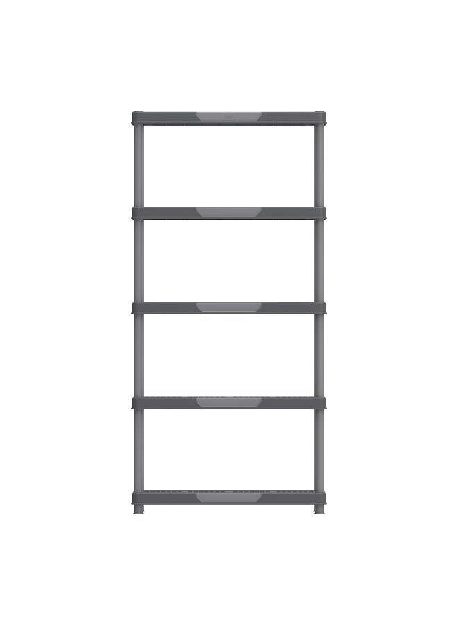 كوزموبلاست رف تخزين للأرفف من 5 طبقات أسود - Image 4