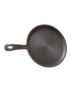 Ayda Pre-Seasoned Cast Iron Dosa Tawa With Handle Black 25cm  - Image 1