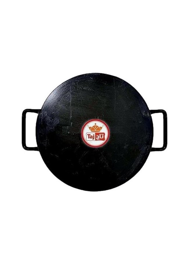 TAJ Dual Handle Iron Dosa Tawa Black 20inch 