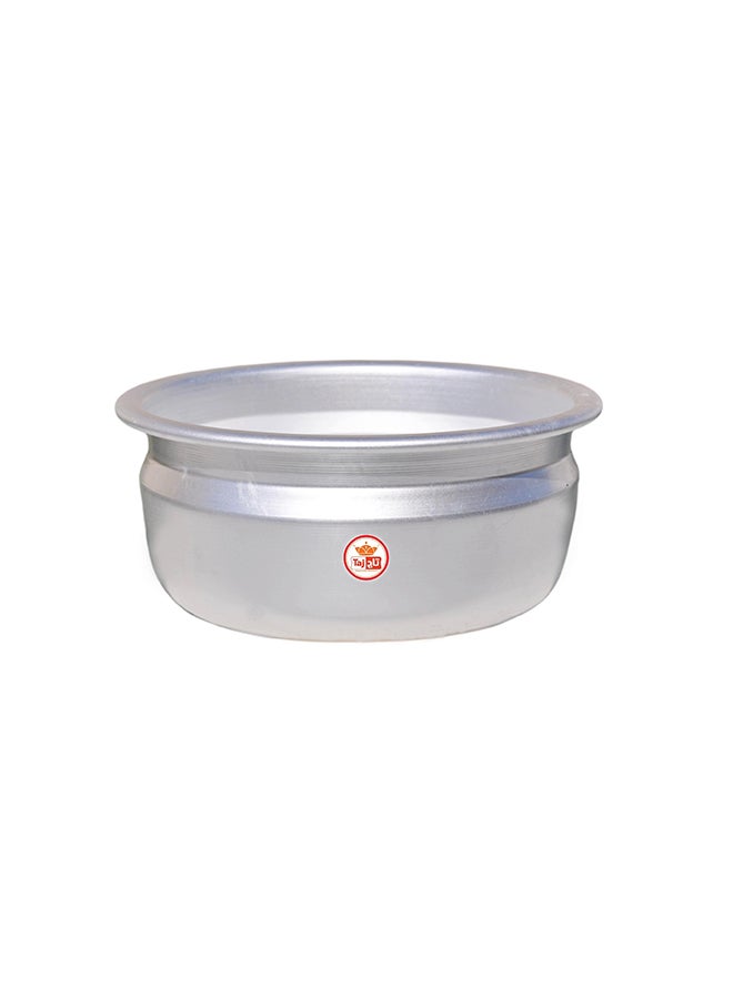 Traditional Aluminium Small Cooking Pot/Vana Silver 2Liters