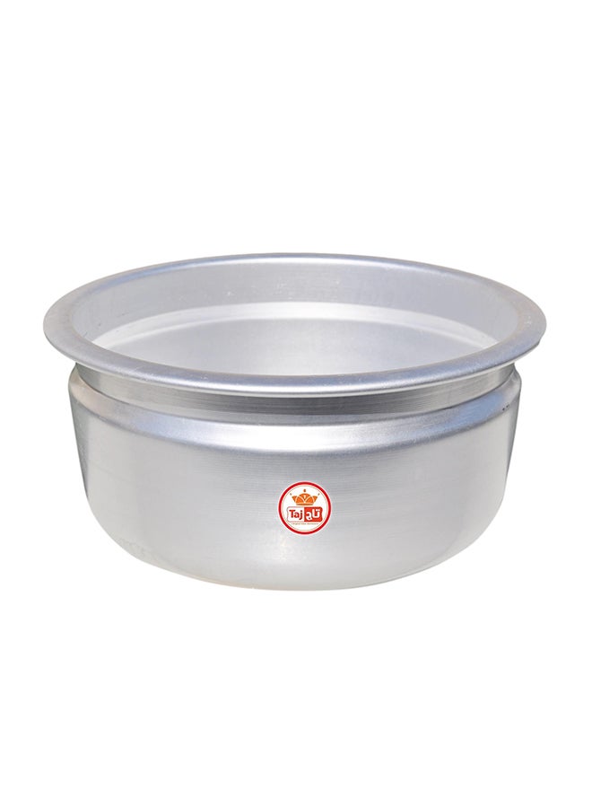 Traditional Aluminium Large Cooking Pot/Vana Silver 6.5Liters