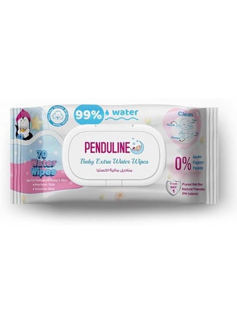 70-Piece Natural Pure Baby Wet Wipes Pack