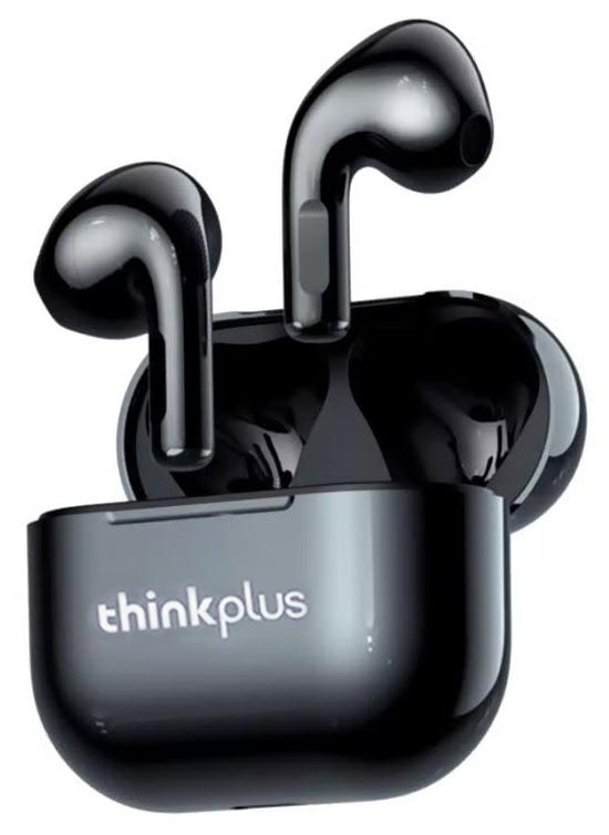 لينوفو LP40 TWS سماعة أذن لاسلكية بلوتوث 5.0 مزدوجة ستيريو باس تحكم باللمس IP54 مدى الحياة مقاوم للماء أسود - Image 1