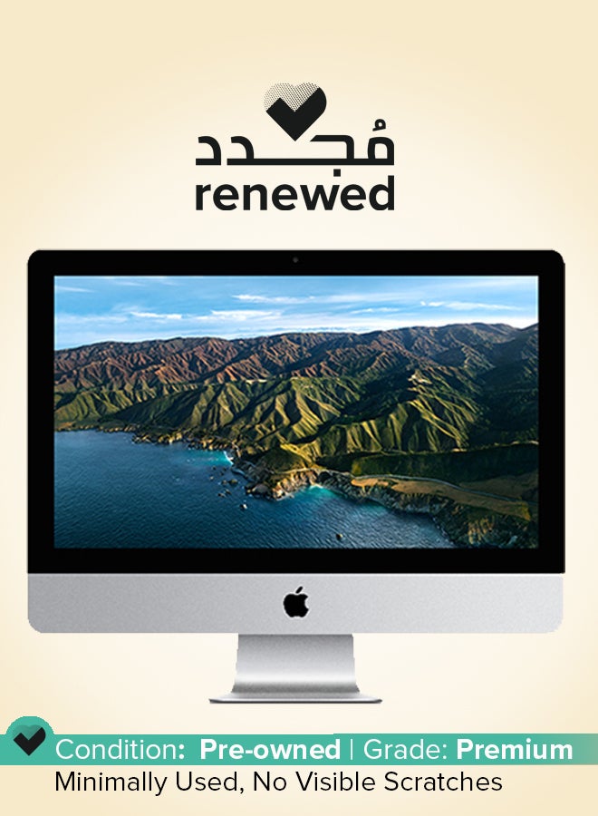 Renewed - iMac A1418 (2014) All-in-One With 21.5-Inch  Display, Core i5 Processor/Dual Core/8GB RAM/500GB HDD/macOS Silver