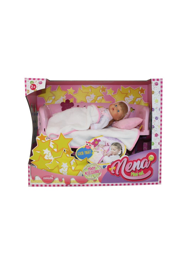 بامبولينا دمية بامبولينا 36 سم نينا مع سرير وإكسسوارات - Image 2