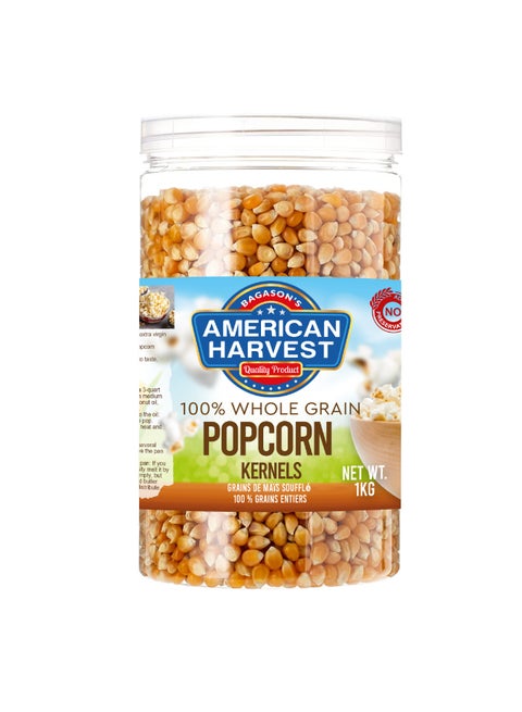 Yellow Popcorn Kernels In Jar corn 1kg