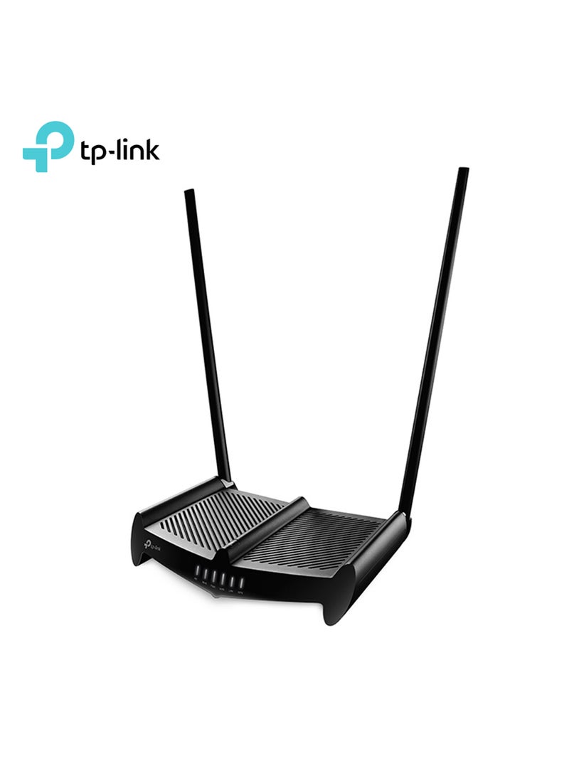 TP-LINK High Power Wireless N Router Black - Image 1
