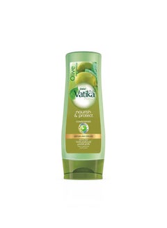 Dabur Vatika Naturals Nourish & Protect Conditioner | Olive & Henna Conditioning Cream | Softens & Vitalizes | For Normal Hair 360ml  - Image 1