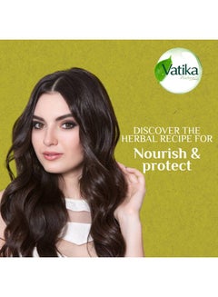 Dabur Vatika Naturals Nourish & Protect Conditioner | Olive & Henna Conditioning Cream | Softens & Vitalizes | For Normal Hair 360ml  - Image 5