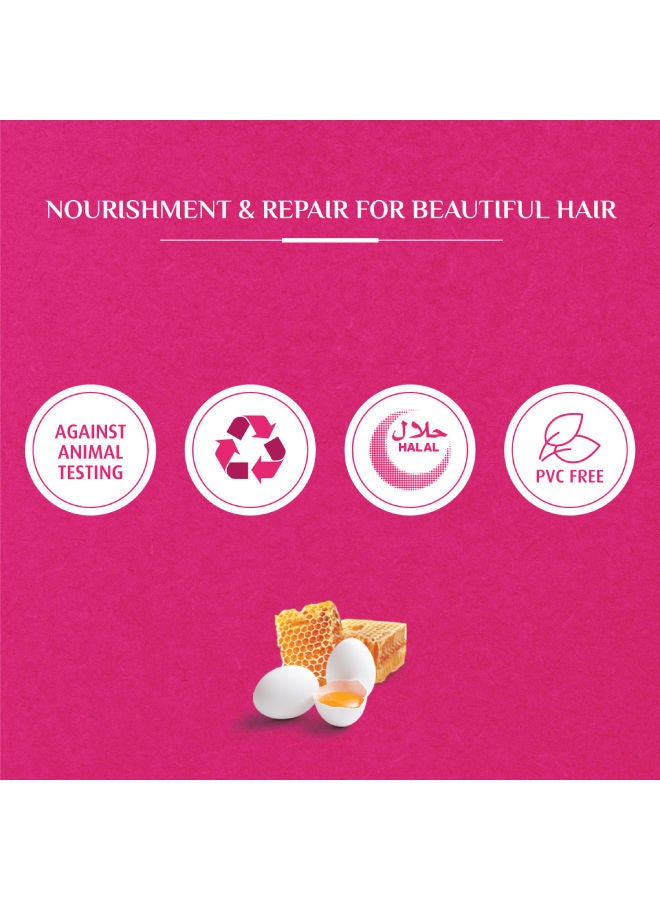 Dabur Vatika Naturals Repair & Restore Shampoo 600ml | Honey & Egg with Natural Extracts | Repairs & Revitalizes Damaged and Split Hair 600ml - Image 4