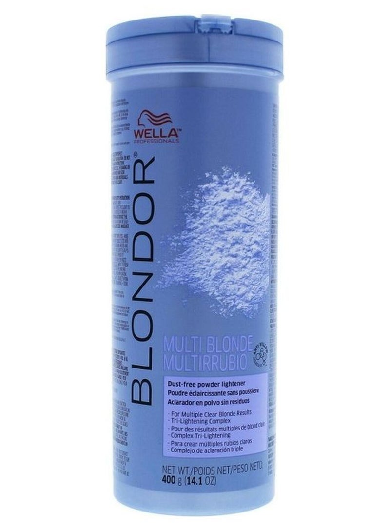 WELLA Blondor Multi Lightening Powder Blue 400grams - Image 1