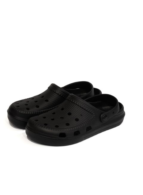 Chicago Logo Printed Slip On Clog Black