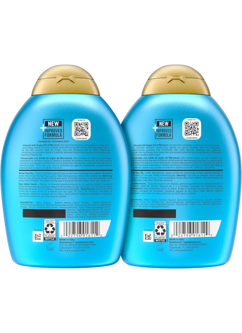 Ogx Shampoo And Conditioner Renewing Plus Argan Oil Of Morocco Set 385ml - Image 3