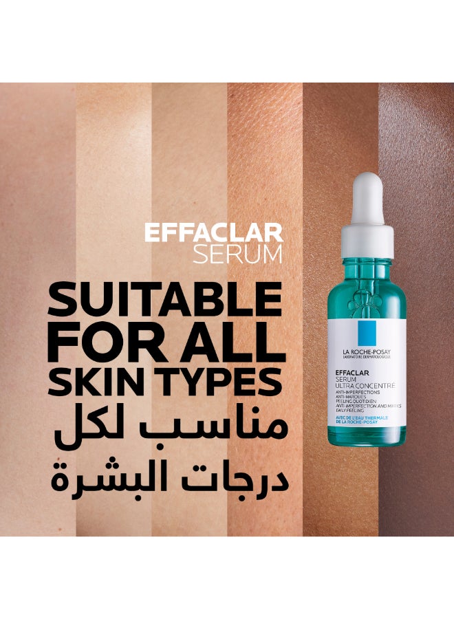 LA ROCHE-POSAY Effaclar Serum With Salicylic Acid And Niacinamide For Oily And Acne Prone Skin Clear 30ml - Image 5