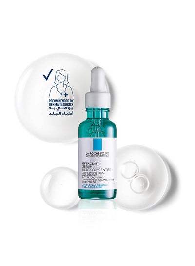 LA ROCHE-POSAY Effaclar Acne Serum With Salicylic Acid & Niacinamide For Oily & Acne Prone Skin; Helps Clear Blackheads, Whiteheads, Pimples & Reduces Post Acne Marks Clear