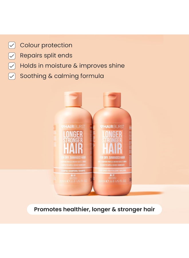 HAIR BURST Hair Burst Moisture-Lock Shampoo & Conditioner – For Dry, Damaged, Color-Treated Hair – With B5, Almond Oil & Fig 350ml  - Image 4