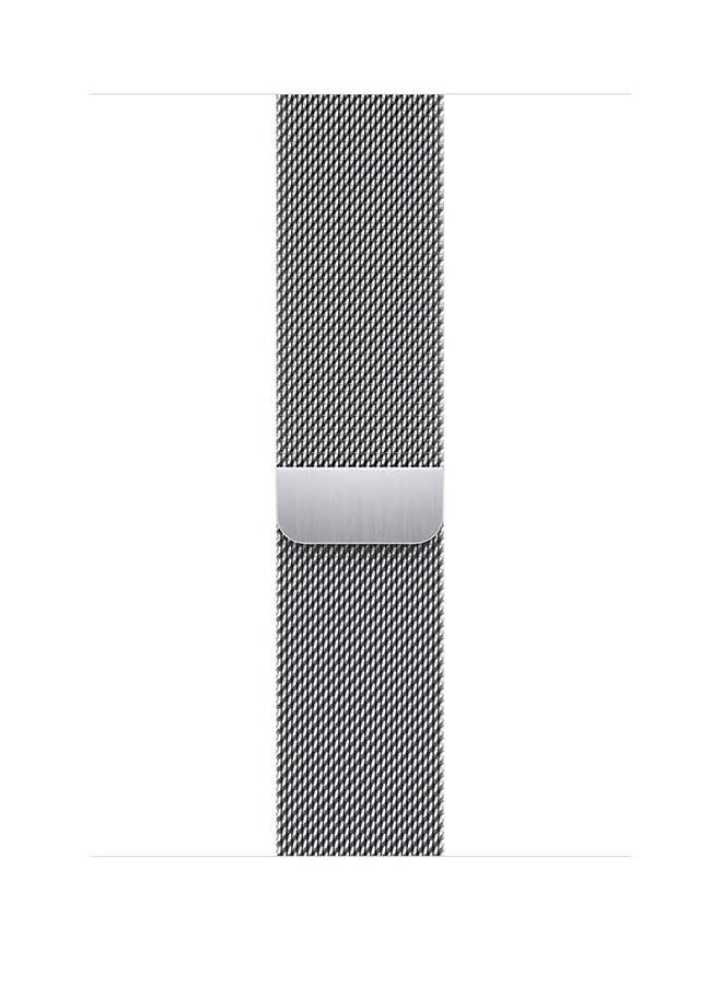 Perfii - Milanese Replacement Band for Apple Watch Silver - Image 1