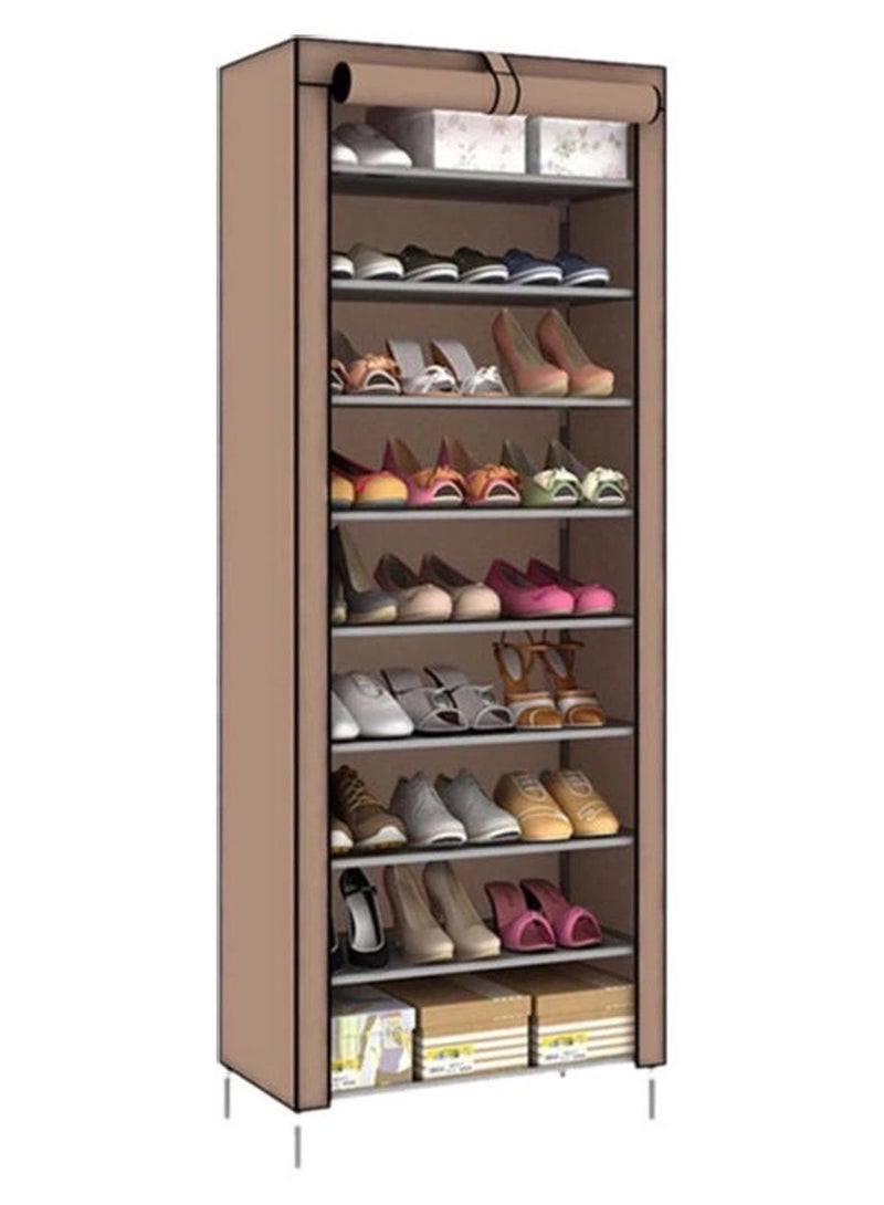 10 layer Shoe Cabinet Rack Multicolour 60x30x160cm - Image 1