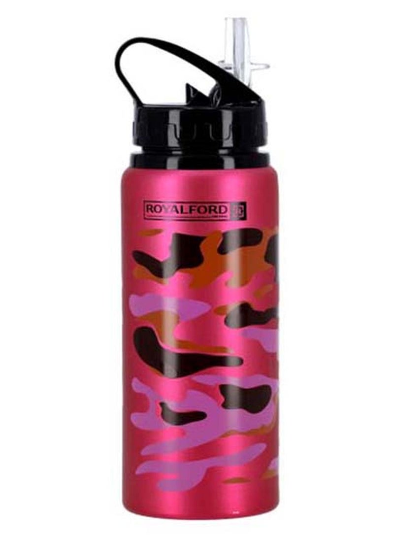 رويال فورد زجاجة رياضية من الاستانلس ستيل وردي - Image 1