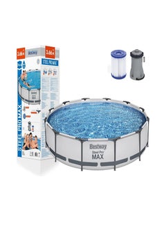 Bestway Steel Pro Frame Pool Set( Filter Pump) 366x76cm 366x76cm  - Image 1