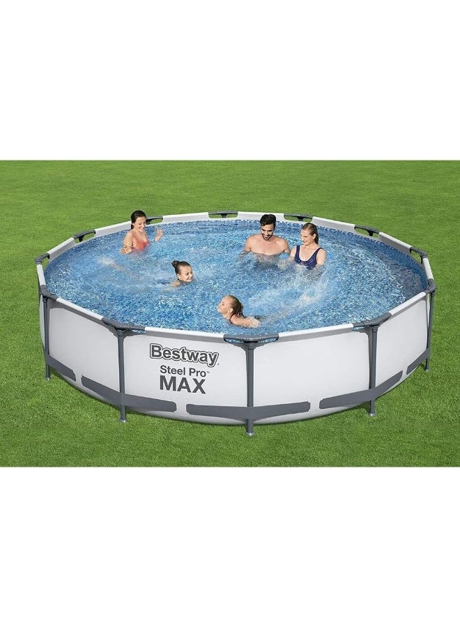 بست واي مجموعة حوض السباحة ستيل برو ماكس 366x76سم - Image 4