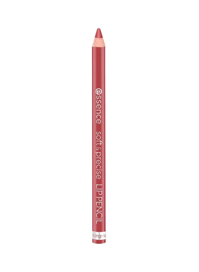Essence Soft & Precise Lip Liner Pencil | 02 Happy | Creamy Long Lasting Lip Liner | Defines Lips with Smooth Smudge Proof Finish | Real Beauty Glossy Lip Makeup (Pack of 1)