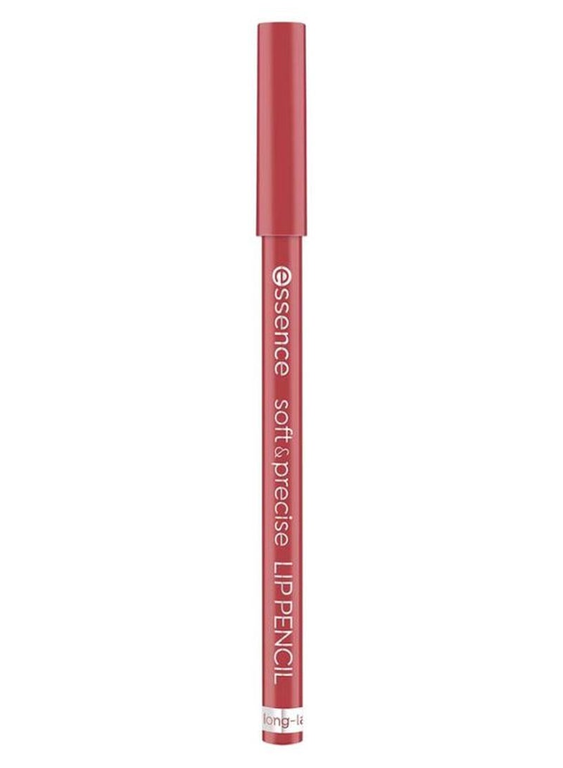 Essence Soft & Precise Lip Liner Pencil | 02 Happy | Creamy Long Lasting Lip Liner | Defines Lips with Smooth Smudge Proof Finish | Real Beauty Glossy Lip Makeup (Pack of 1) 02 - Image 1