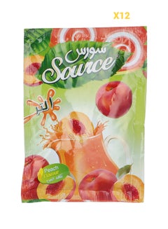Source Peach Powder Juice Pack of 12 