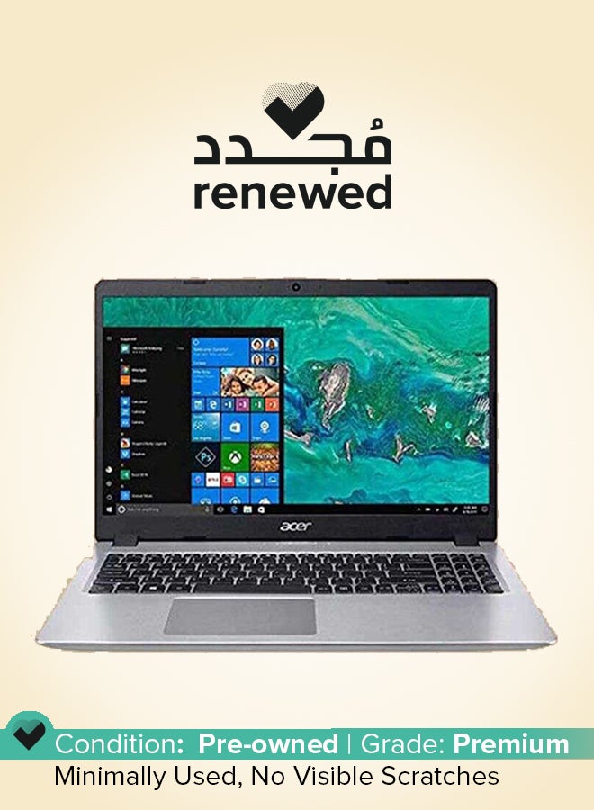 أيسر مُجدد - لابتوب أسباير 5  A515  بشاشة قياس 15.6 بوصة، ومعالج كور i5، وذاكرة رام سعة 8 جيجابايت، ومحرك أقراص SSD سعة 256 جيجابايت، وبطاقة رسومات إنتل بدقة فائقة الوضوح 620 فضي  - Image 1