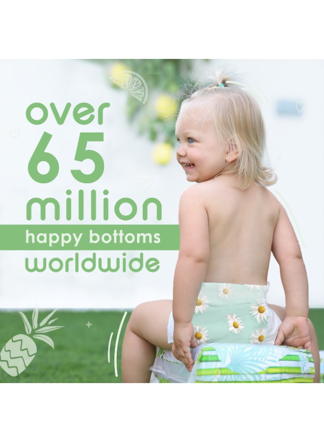 PureBorn - Organic Bamboo Diapers Size 5 (11-18kg) 22 Count - Image 1