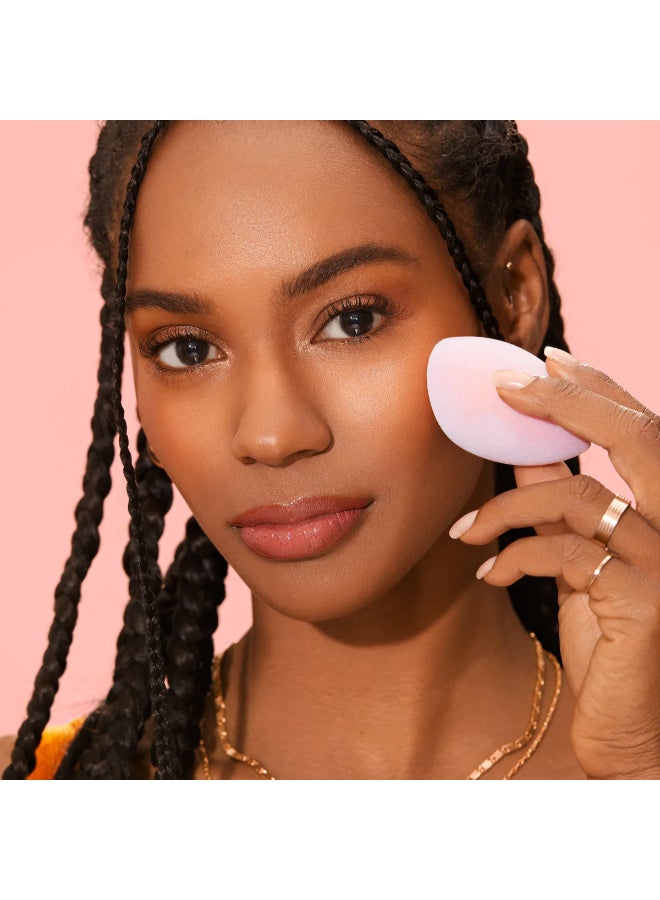 REAL TECHNIQUES Miracle Powder Sponge Makeup Blender Pink  - Image 5