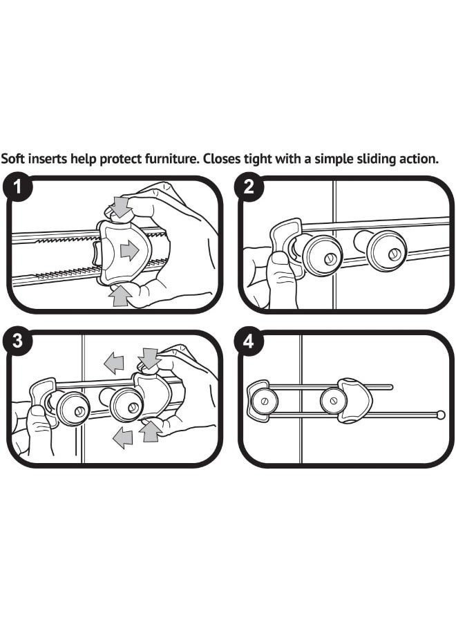 Clippasafe - Cabinet Slide Lock - Image 1