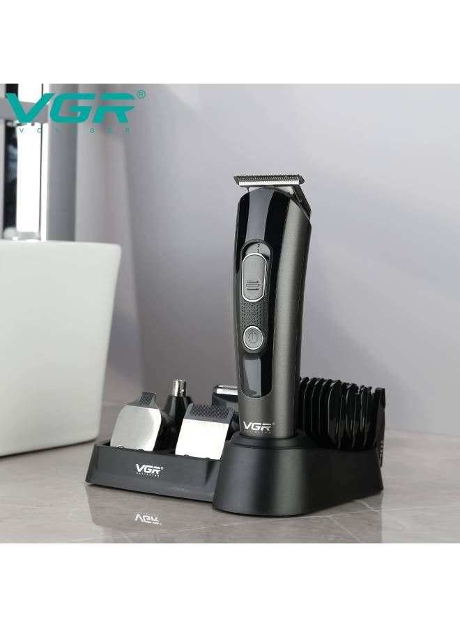 في جي آر ماكينة حلاقة كهربائية 175 5 في 1 أسود - Image 1