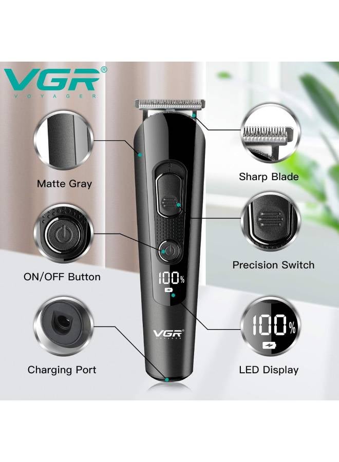 في جي آر ماكينة حلاقة كهربائية 175 5 في 1 أسود - Image 3