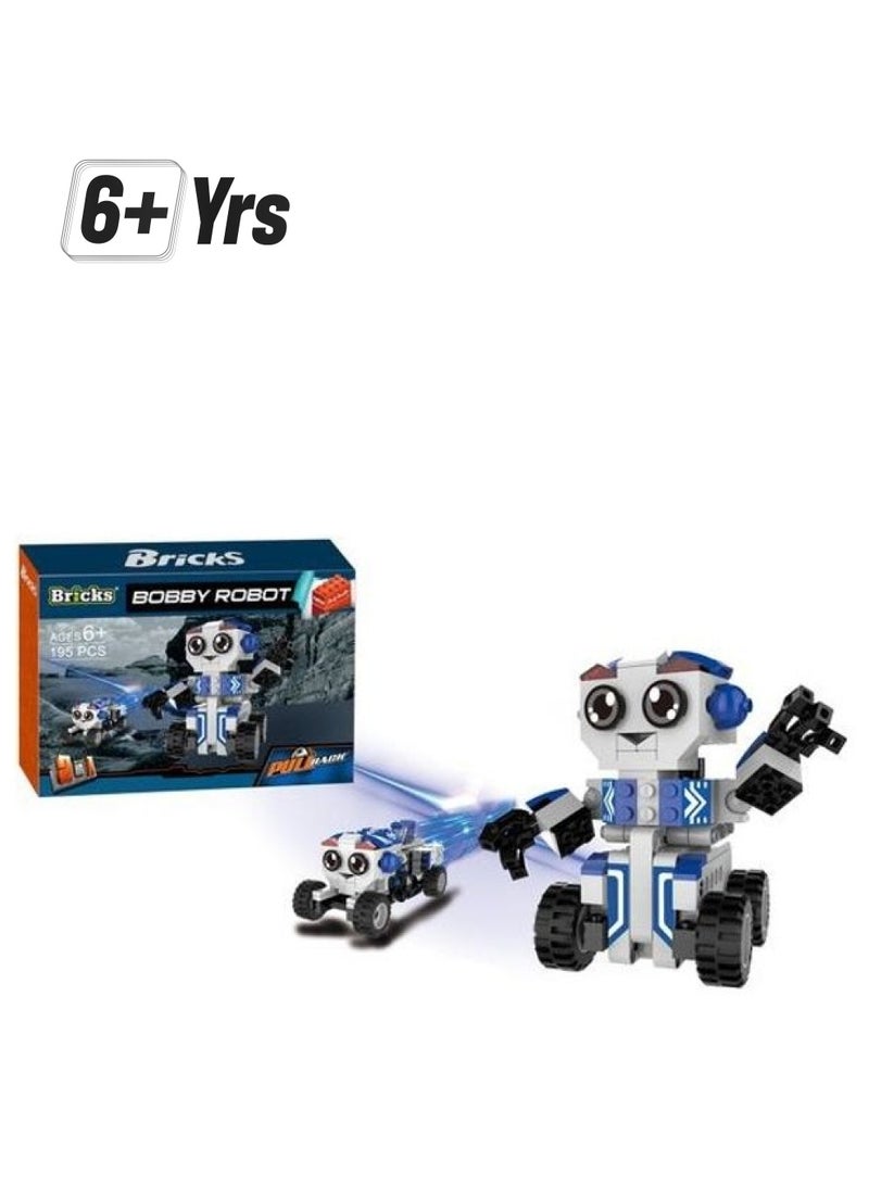 Bricks 40-1821066 195-Piece Bobby Robot Blocks 195 6+ Years - Image 1