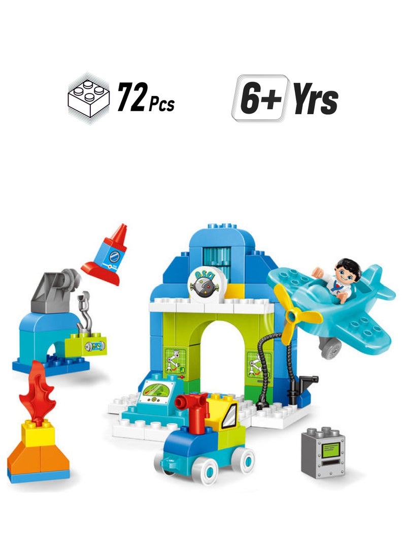 Bricks 40-1914880 Blocks Space Station Set 72 Pieces 72 6+ Years - Image 1
