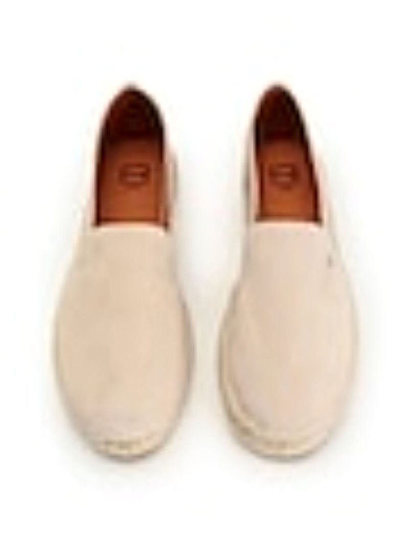 R&B Embroidery Details Slip-On Espadrilles Beige - Image 2