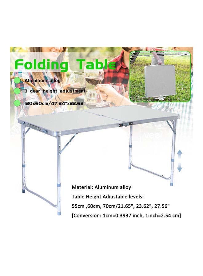 Outdoor Picnic Folding Table 60 x 120cm - Image 2