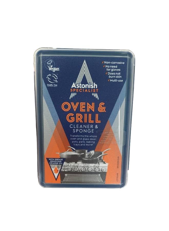 Astonish Specialist Oven & Grill, Cleaner & Sponge, 250grams