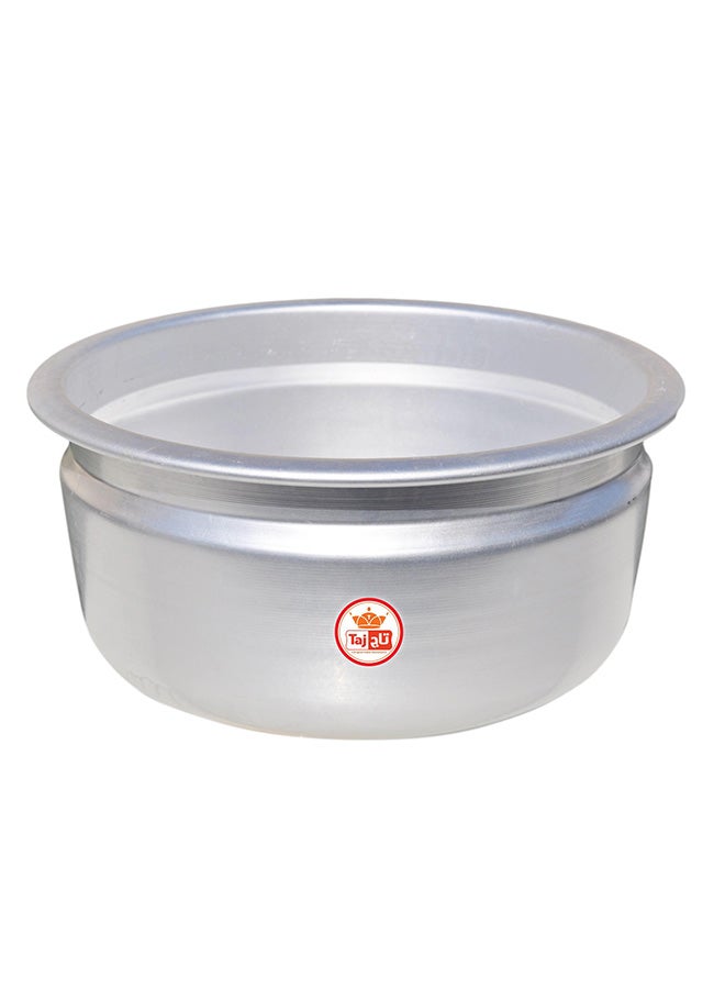 Traditional Aluminium Cooking Pot Silver