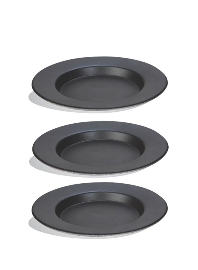 ايدا طقم كنافة غير لاصق من 3 قطع أسود 18.5سم - Image 1