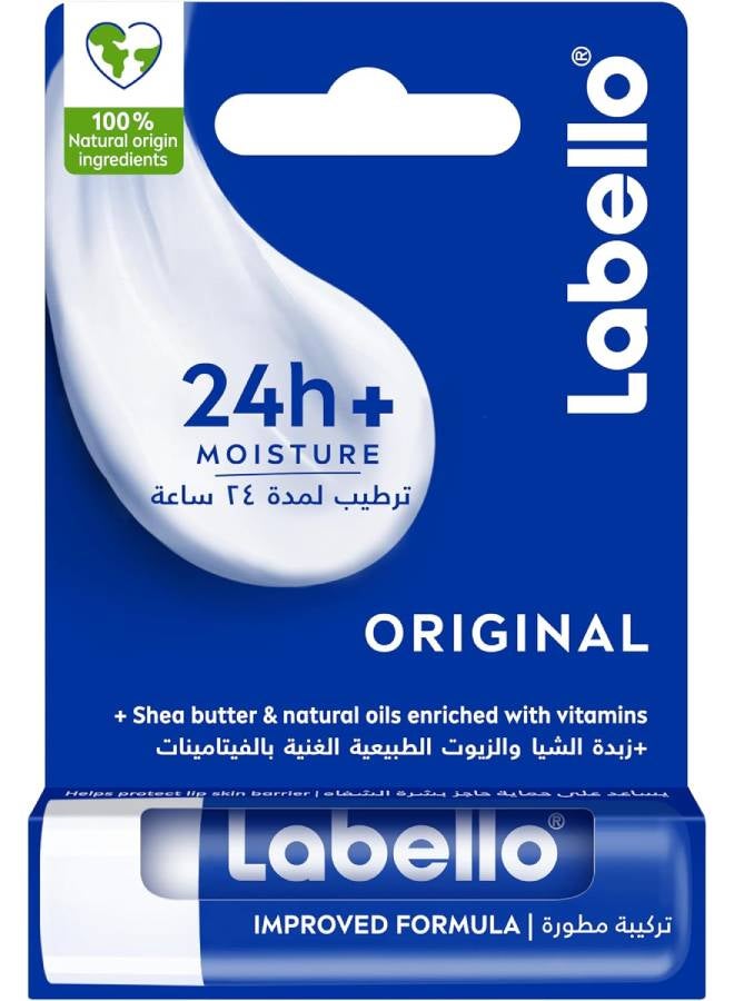 لابيلو مرطب لابيلو الأصلي للعناية بالشفاه بزبدة الشيا، 4.8 جم 4.8جرام  - Image 1